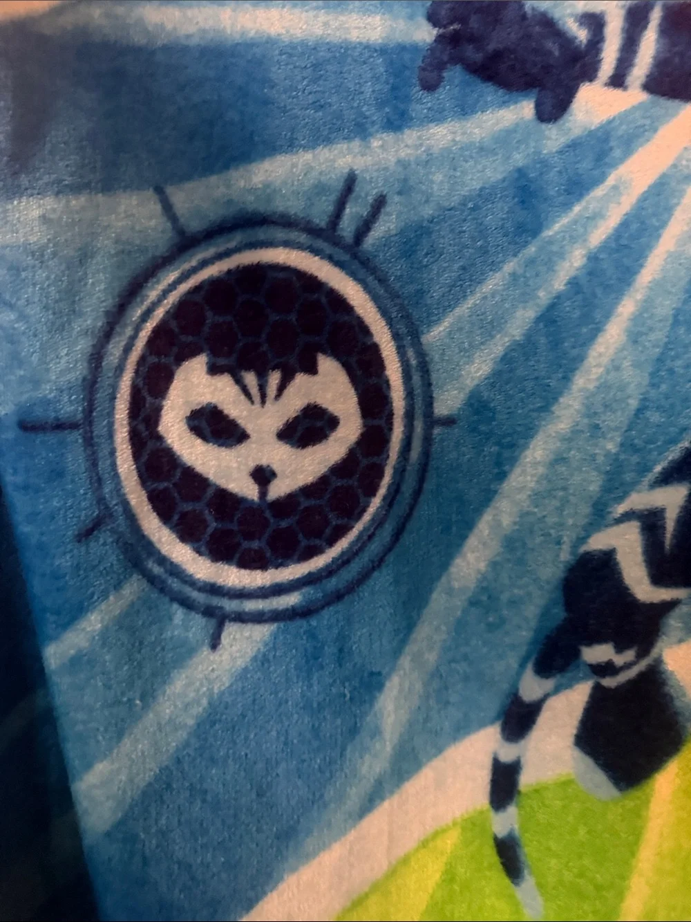 Disney PJ Masks Red Blue Green Kids Throw Blanket